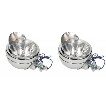 ХРОМИРОВАННАЯ СВЕТОВАЯ ЛАМПА 4,5 ДЮЙМА С ЦАПКОМ