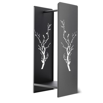 Металлический камин камин деревянный стой