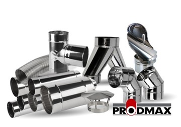 Труба термостойкая Fi 200 Облицовка дымохода Дымоход 0,33М