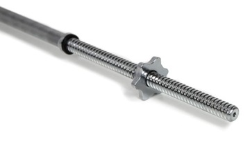 Gryf prosty śrubowy 180cm 28mm - sztanga, zaciski, gwintowany