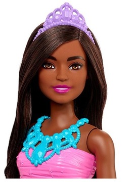 LALKA BARBIE KSIĘŻNICZKA fioletowa sukienka HGR02