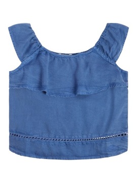 GUESS Bluzka J3GH01 WE8R0 Niebieski Regular Fit