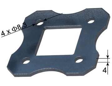 Набор для поста 40х40, разделенная обложка