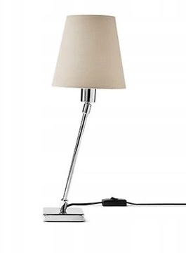 STYLOWA NOCNA LAMPA STOŁOWA TCHIBO CHROMOWANA