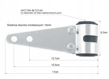 ДЕРЖАТЕЛЬ ПЕРЕДНЕЙ ЛАМПЫ ХРОМ МЕТАЛЛ