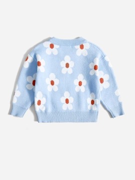 SHEIN SWETER NIEBIESKI DLA NIEMOWLAKA 60cm 1V2D
