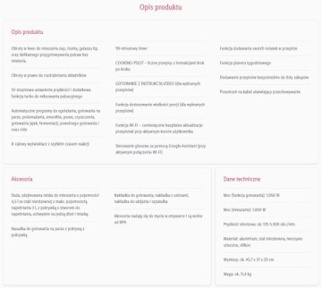 НОВЕЙШИЙ РОБОТ MONSIEUR CUISINE SMART 8 1200 Вт LIDLOMIX WIFI 2023 DYSTR PL