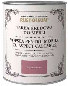 Rust-oleum Farba kredowa do mebli Przybrudzony Róż mat 750ml