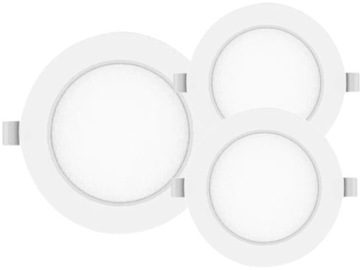 3x Panel Wpuszczany LED 3W Oprawka 3000K na Sufit Podwieszany do M-System