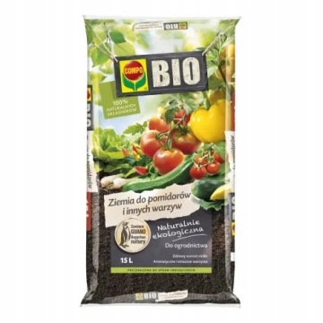 ПОЧВА ДЛЯ ПОМИДОРОВ И ОВОЩЕЙ КОМПО БИОСУБСТРАТ 15л