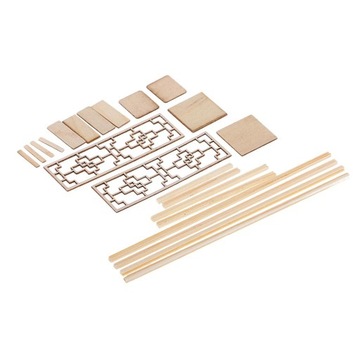 Drewniane Drzwi Meble DIY Edukacyjne Lalki