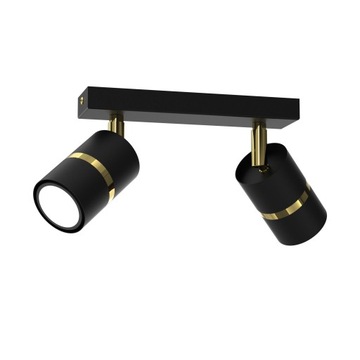 LAMPA SUFITOWA LISTWA PLAFON TUBY METAL LED GU10