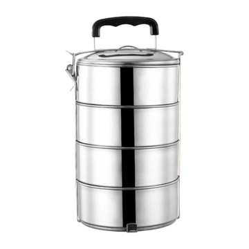 2/3/4 Layers Stainless Steel Lunch Box Lunch Container Heatable Portable