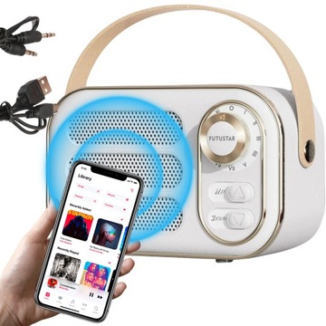 FM BLUETOOTH КУХОННОЕ РАДИО ПЕРЕЗАРЯЖАЕМОЕ USB ПОРТАТИВНОЕ РЕТРО КАРМАННОЕ