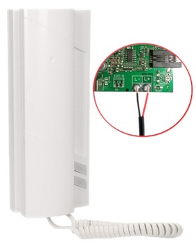 UNIFON 2ŻYŁOWY PROEL PC-512 CYFROWY DOMOFON INSTALACJA 2 ŻYŁOWA