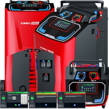 СТАНЦИЯ КОНДИЦИОНИРОВАНИЯ ВОЗДУХА X960PRO Полностью автоматическая r134a lubr1234yf Базовый язык: ПОЛЬСКИЙ