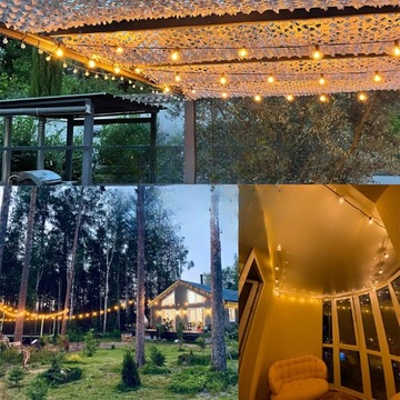 ГИРЛАНДЫ САДОВЫЕ СВЕТИЛЬНИКИ 30 ПАТИО БАЛКОН ТЕРРАСА 15м