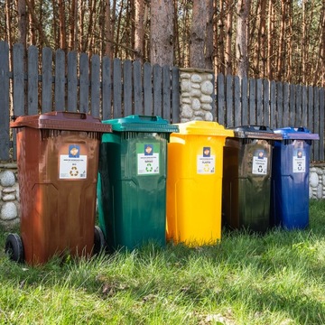 КОНТЕЙНЕР ДЛЯ МУСОРОВ ОБЪЕМОМ 120 Л, КОРИЧНЕВЫЙ КОНТЕЙНЕР ДЛЯ СЕГРЕГАЦИИ БИООТХОДОВ ДЛЯ БИООТХОДОВ