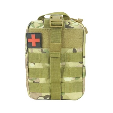 First Aid Survival Kit Tactical IFAK Pouch Supplied full set Molle Camping
