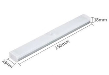 Lampka 10 LED Czujnik Ruchu i Zmierzchu USB Magnes