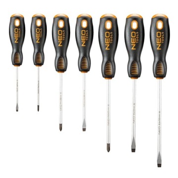 НАБОР ОТВЕРТОК 7 шт. NEO ОТВЕРТКИ ОТВЕРТКИ