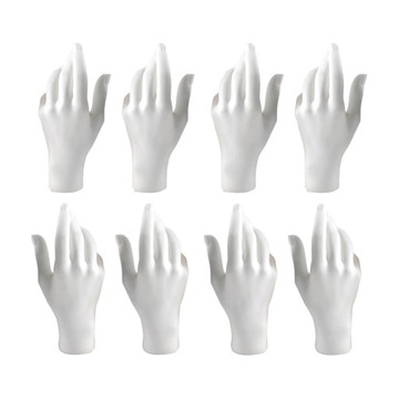 8x Female Hands for Jewelry Bracelet Rings Gloves