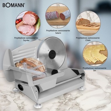 ЦЕЛЬНОМЕТАЛЛИЧЕСКИЙ СЛАЙСЕР ДЛЯ ХЛЕБА И МЯСА BOMAN