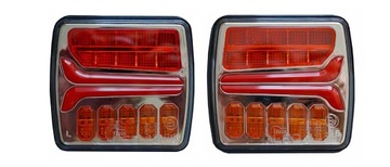 Lampa lampy TYLNE LED do przyczep DYNAMICZNY PARA