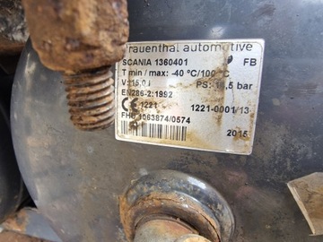 Монтажная коробка для аккумулятора Scania R 2016256 2007911 1360401