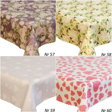 СКАТЕРТЬ ПЯТНЕУСТОЙЧИВАЯ 110x110 ПОЛИРОВКА РАЗНЫЕ УЗОРЫ №.