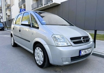 Opel Meriva I 1.6 ECOTEC 100KM 2004 Opel Meriva automat Czujniki Klima Warszawa 1.6 Benzyna 100KM