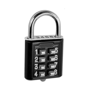 КОМБИНИРОВАННЫЙ ЗАМОК С КОДОМ ДЛЯ СПОРТИВНОГО ЧЕМОДАНА ДЛЯ БАГАЖНОГО ЧЕМОДАНА, КНОПКА