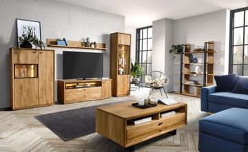 Stylowa Witryna Nowoczesna Drzwi Prawe Dąb