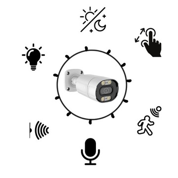 ВНЕШНЯЯ ВОДОНЕПРОНИЦАЕМАЯ IP66 ТРУБОЧНАЯ КАМЕРА IP PoE 8MPX HQ ZOOM PL