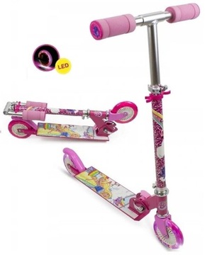 ДВУХКОЛЕСНЫЙ СКУТЕР BARBIE DREAMTOPIA 2-КОЛЕСНЫЙ LED