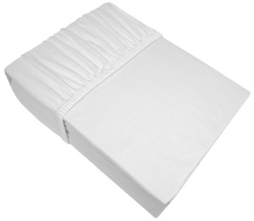 Prześcieradło Jersey z gumką 180x200 Bielbaw białe