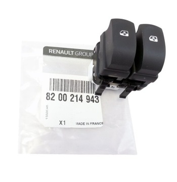 PRZYCISK STEROWANIA SZYB RENAULT CLIO III 8200214943 ORYGINAŁ