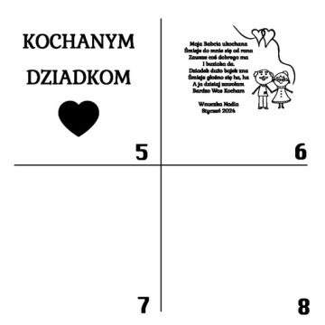 Подвесной ночник с любой гравировкой в ​​подарок ко Дню бабушек и дедушек.