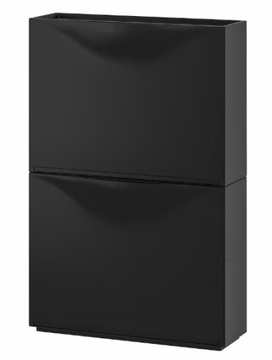IKEA TRONES Szafka na buty, czarny 52x18x39 cm