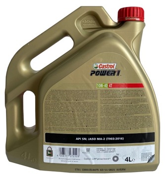 CASTROL POWER 1 4T 10W40 4L МАСЛО + МАСЛЯНЫЙ ФИЛЬТР