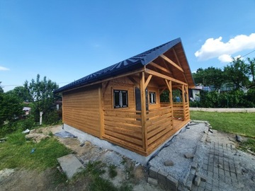 Деревянный садовый летний домик, 25 м2