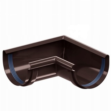 ВНУТРЕННИЙ УГОЛ KROP PVC fi 125 ral 8017 КОРИЧНЕВЫЙ
