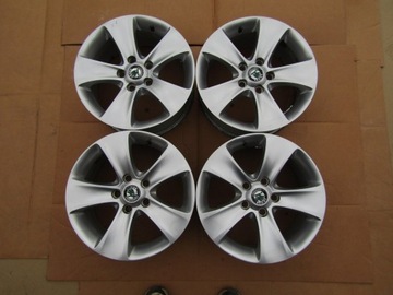 4× DISK HLINÍK SKODA OE SCALA KAMIQ FABIA PRAKTIK VW POLO V VI GOLF IV 6.0" X 16" 5X112 ET 38