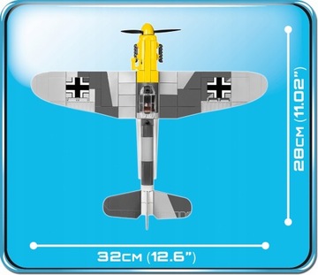 COBI 5715 БЛОКИРУЕТ САМОЛЕТ MESSERSCHMITT BF 109 F-2