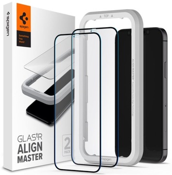SPIGEN SZKŁO FULL DO ETUI DO IPHONE 12 / PRO 2szt