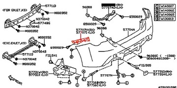PRAVÝ VÝZTUHA NÁRAZNÍKU ZADNÍHO ZADNÍ SUBARU BRZ 13+ OE