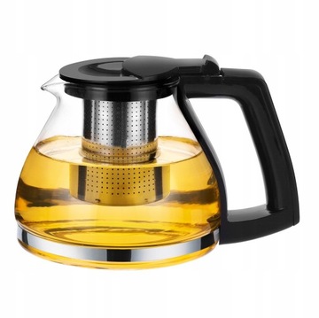SZKLANY ZAPARZACZ DZBANEK DO HERBATY ZIÓŁ 1300ML