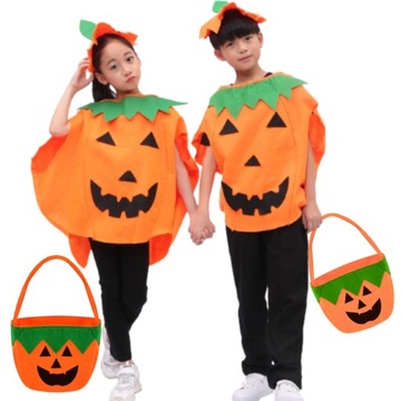 3el STRÓJ DYNIA KOSTIUM HALLOWEEN ŚWIĘTO DYNI + KOSZYK + KOSTIUM +CZAPECZKA