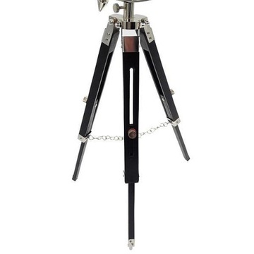 CZARNY GLOBUS NA DREWNIANY TRÓJNÓG KOLONIALNY STYl