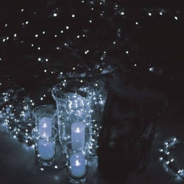 РОЖДЕСТВЕНСКИЕ ОГНИ 200LED НАРУЖНЫЕ/ИНТЕР ХОЛОДНЫЕ БЕЛЫЕ РОЖДЕСТВЕНСКИЕ ОГНИ 8 РЕЖИМОВ